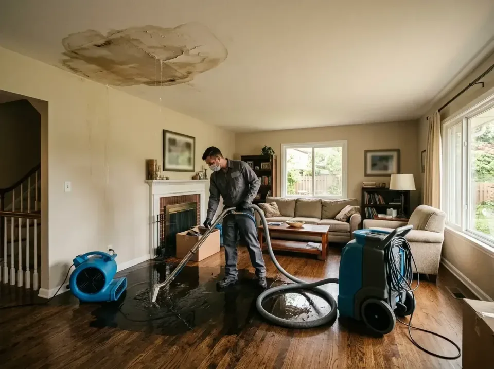 attic-pipe-burst-ceiling-drip-008 — frequently asked questions, Water Damage Restoration & Carpet Care in Maple Heights-Lake…